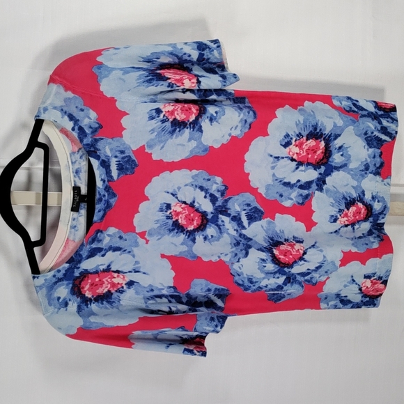 Talbots Sweaters - *D117 Talbots pink and blue floral print sweater PS CLEARANCE